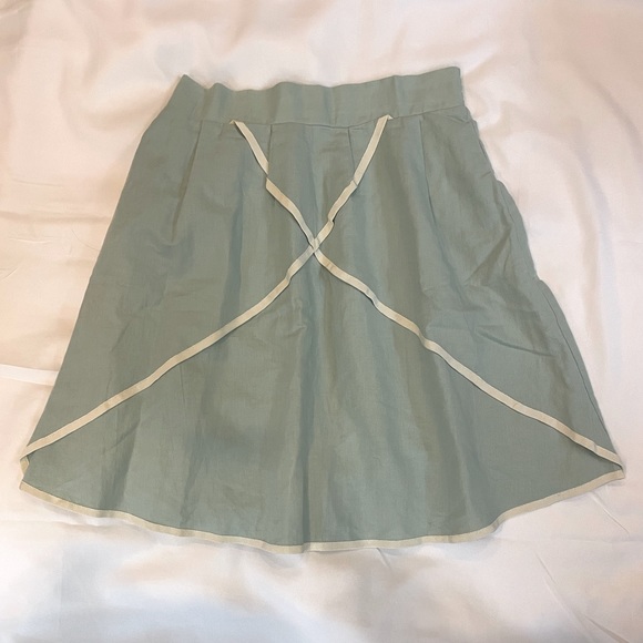 Matilda Jan Serendipity Woman’s Mint Green Sweet Tea Linen/ Cotton Blend Size M - Picture 1 of 8